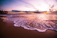 Sunset Waves Wall Art