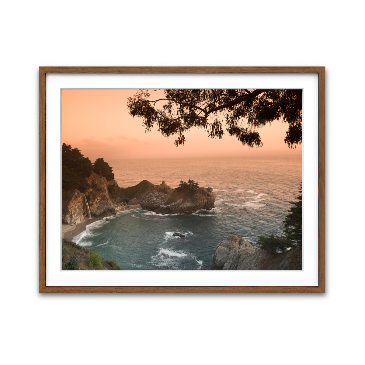 Sunset at California Beach Wall Art