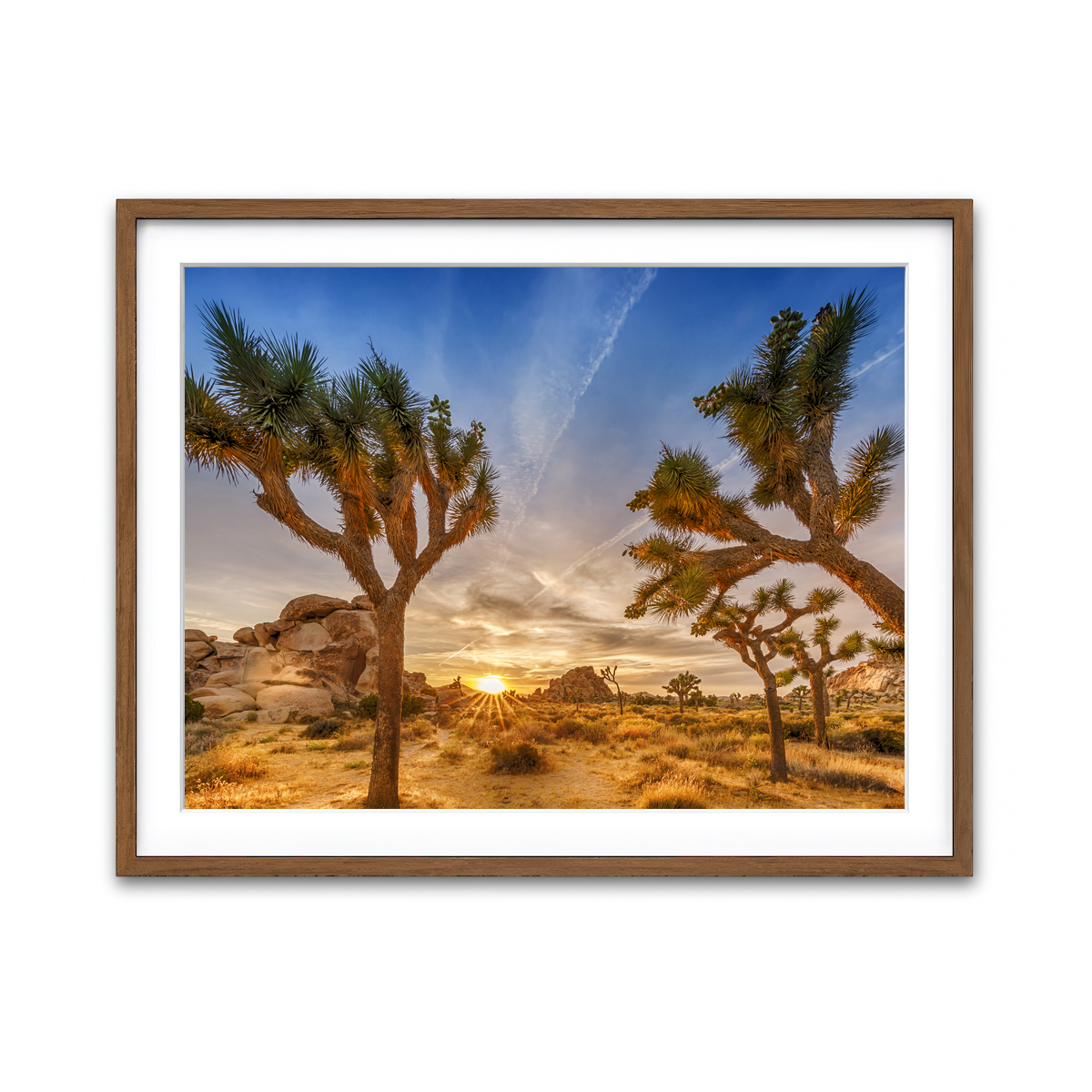Framed Print 4x3 Walnut