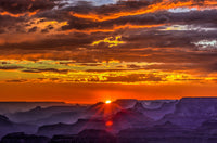 Sunset at Lipan Point Grand Canyon Wall Art