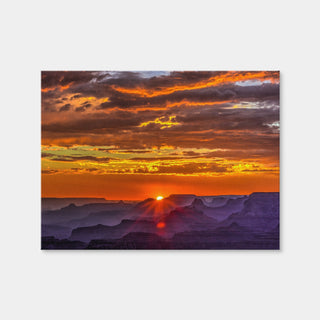 AUTO-MOCKUP WHITE | Sunset at Lipan Point Grand Canyon | 1 Piece | Gallery Wrap | group=4x3