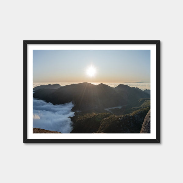 Sunset at Pedra do Sino Brazil Wall Art — Framed Print Format preview