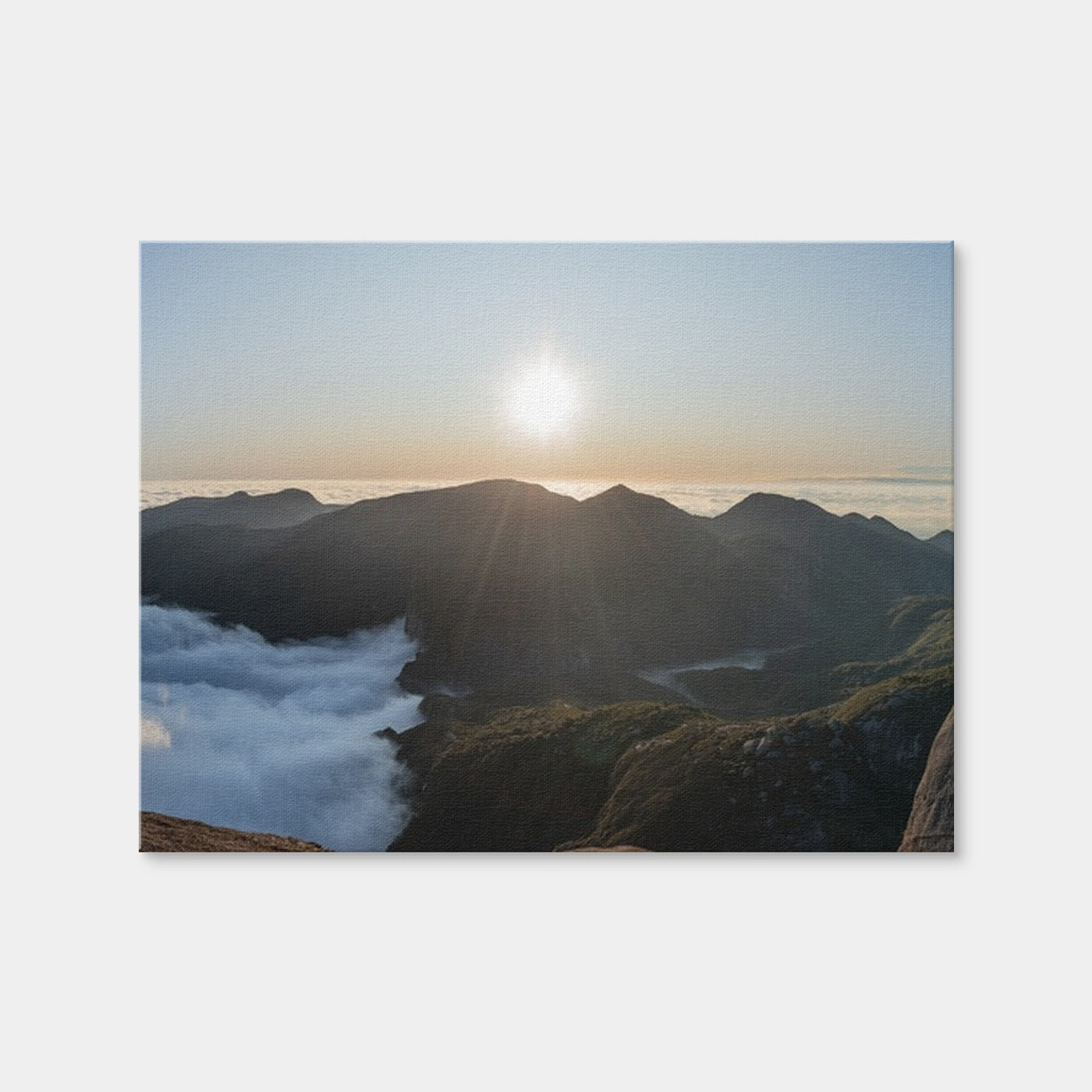 AUTO-MOCKUP WHITE | Sunset at Pedra do Sino Brazil | 1 Piece | Gallery Wrap | group=4x3