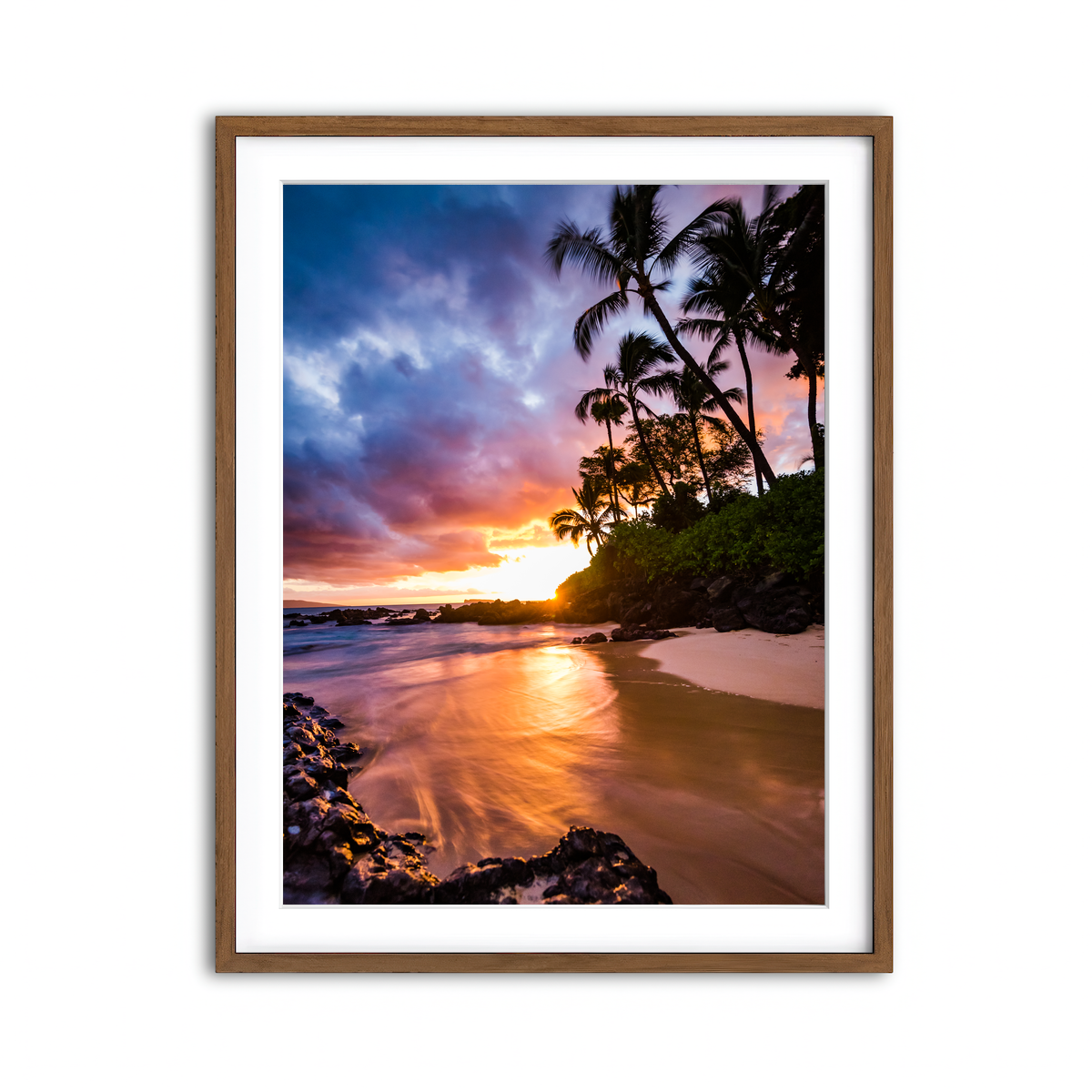 Framed Print 3x4 Walnut