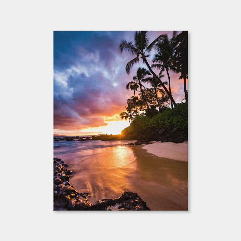 AUTO-MOCKUP WHITE | Sunset by the Beach | 1 Piece | Gallery Wrap | group=3x4