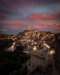 Sunset in Matera Wall Art