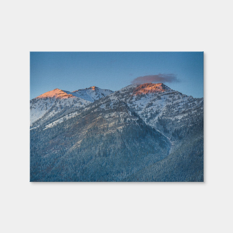 AUTO-MOCKUP WHITE | Sunset on Three Sisters | 1 Piece | Gallery Wrap | group=4x3