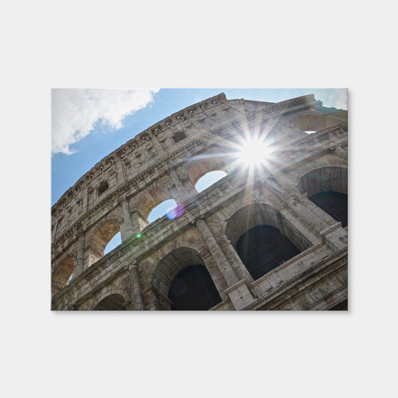 AUTO-MOCKUP WHITE | Sunshine at the Colosseum | 1 Piece | Gallery Wrap | group=4x3
