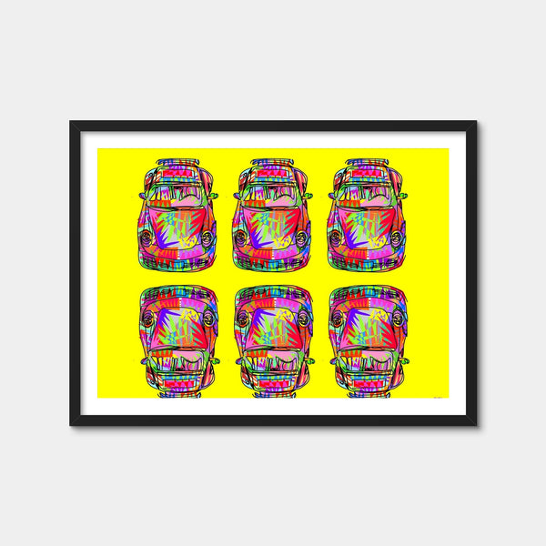 Super Wavy Wall Art — Framed Print Format preview