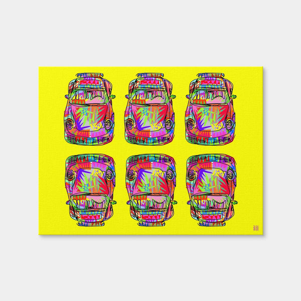Super Wavy Wall Art — Canvas Wrap Format preview