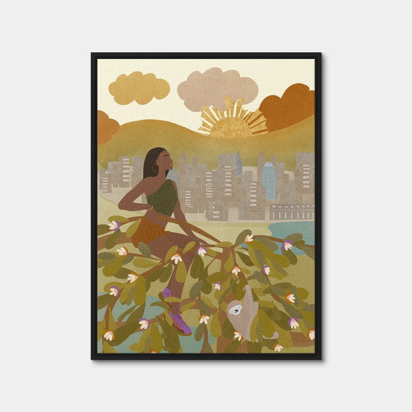 Supergirl Wall Art — Framed Canvas Format preview
