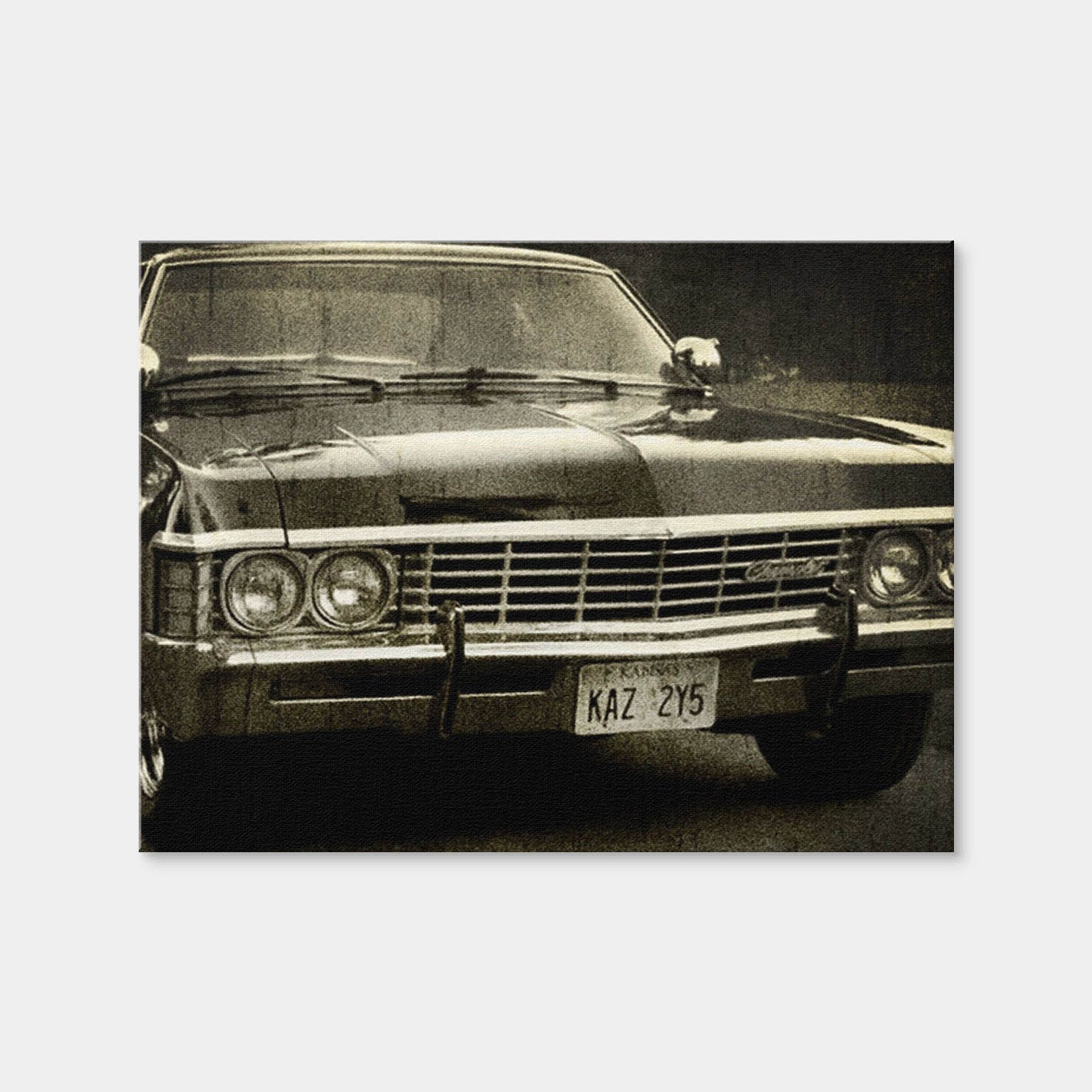 AUTO-MOCKUP WHITE | Supernatural Chevy | 1 Piece | Gallery Wrap Canvas | group=4x3