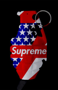 Supreme Strips Grenade Wall Art