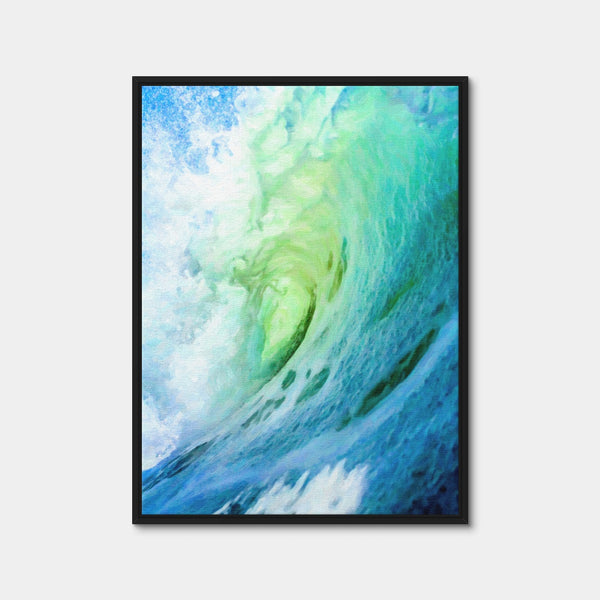 Surf's-up Wall Art — Framed Canvas Format preview