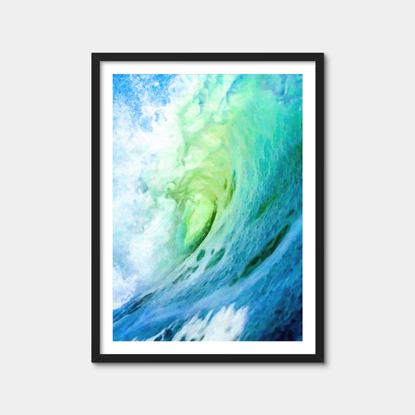Surf's-up Wall Art — Framed Print Format preview