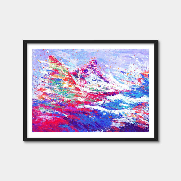Surfer Wall Art — Framed Print Format preview