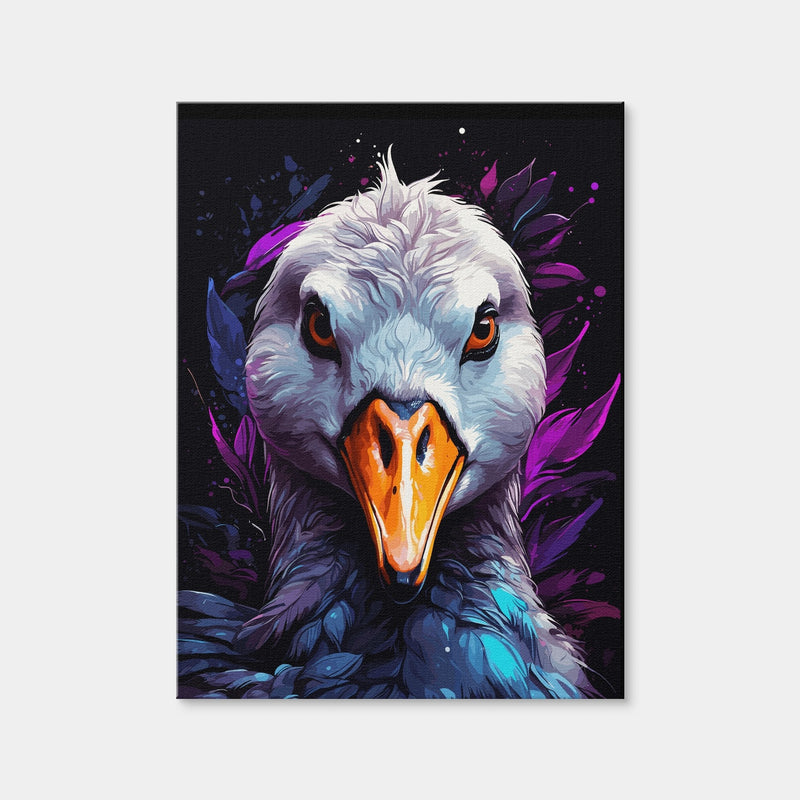 AUTO-MOCKUP WHITE | Swan Animal Colorful | 1 Piece | Gallery Wrap | group=3x4