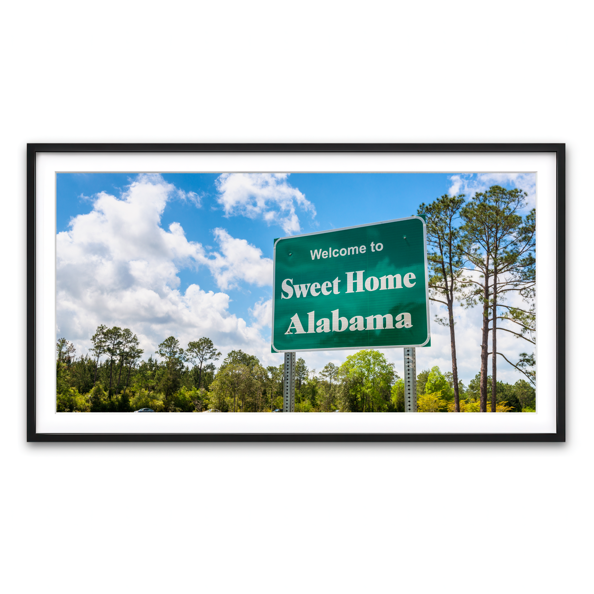 Framed Print 2x1 Black