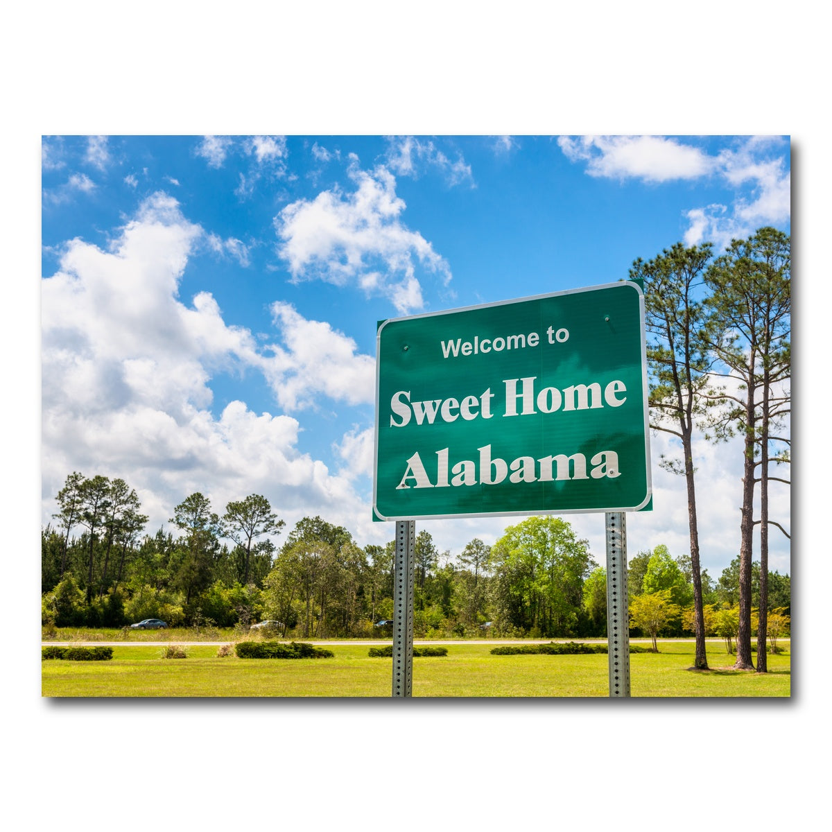 AUTO-MOCKUP WHITE | Sweet Home Alabama | 1 Piece | Gallery Wrap Canvas | group=4x3