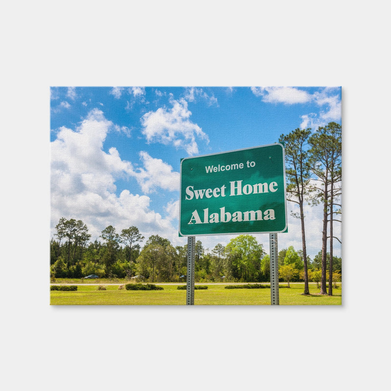 AUTO-MOCKUP WHITE | Sweet Home Alabama | 1 Piece | Gallery Wrap | group=4x3
