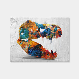 AUTO-MOCKUP WHITE | T-Rex Skull | 1 Piece | Gallery Wrap | group=4x3