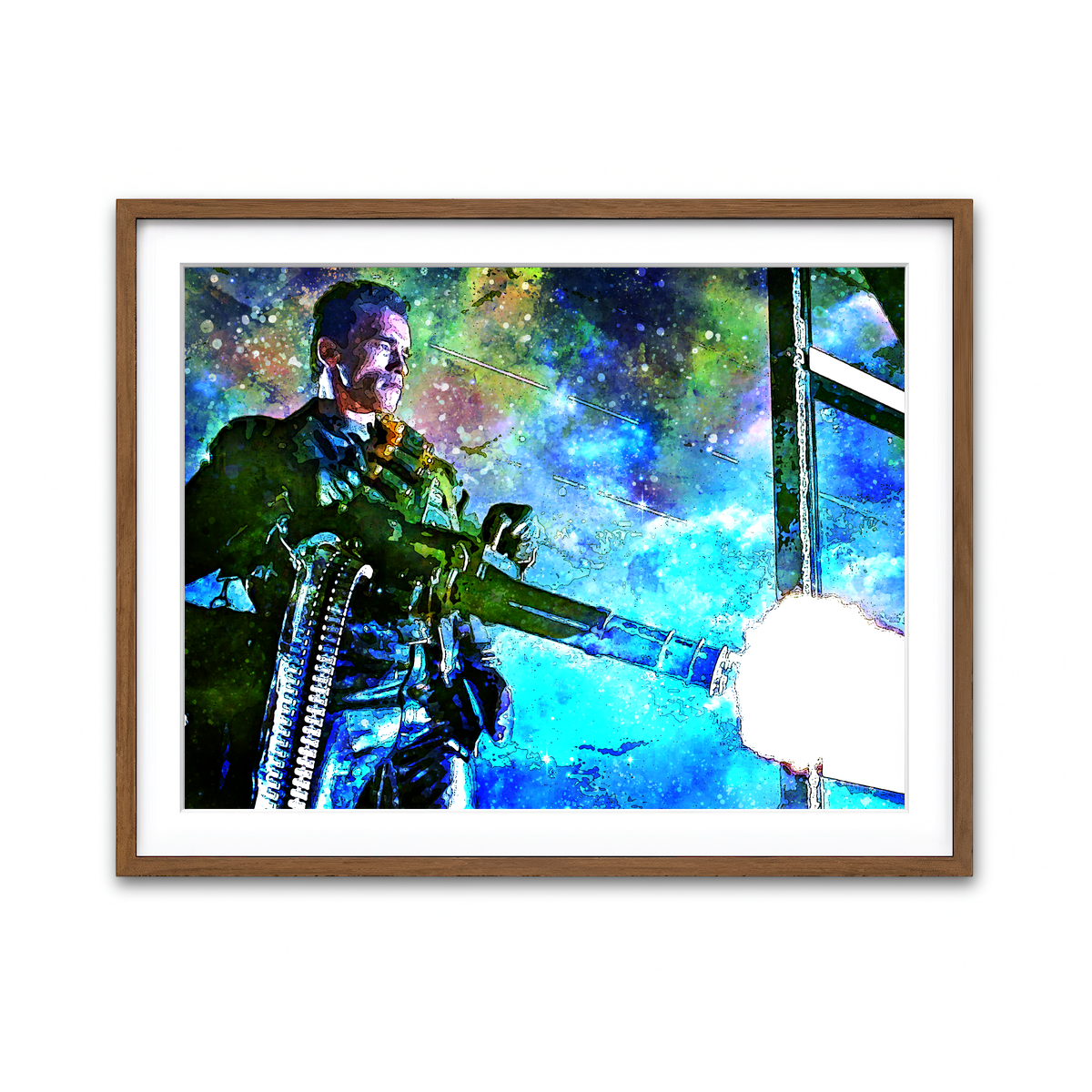 Framed Print 4x3 Walnut