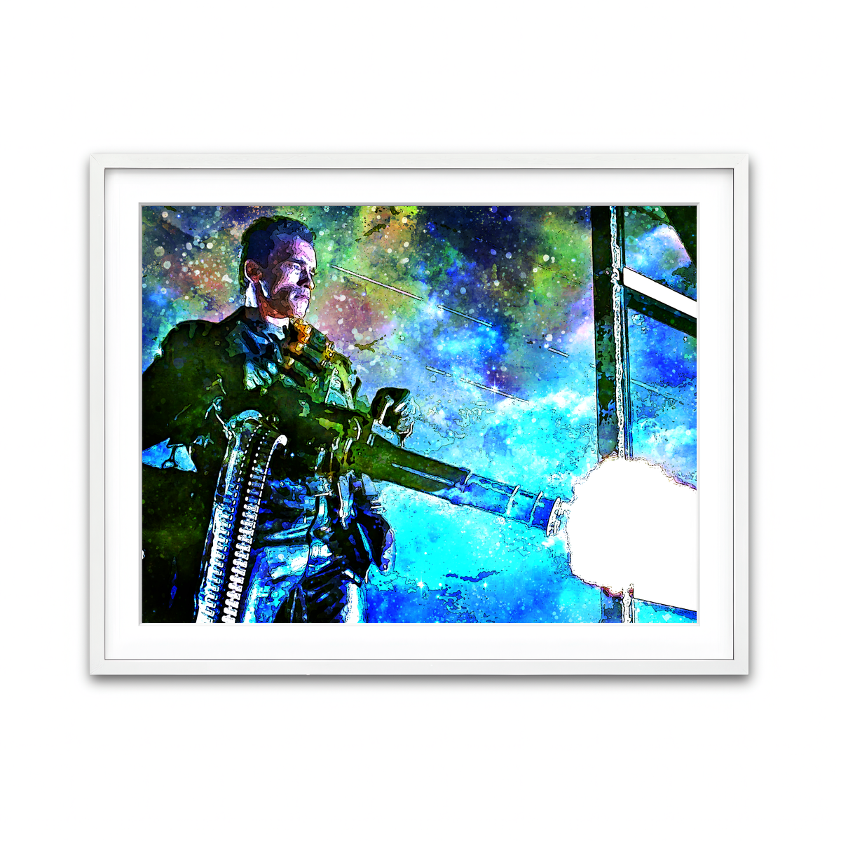 Framed Print 4x3 White