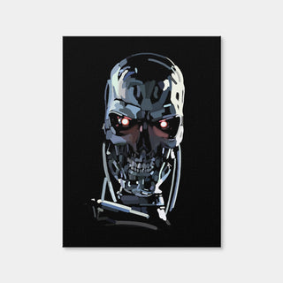 AUTO-MOCKUP WHITE | T800 Skull | 1 Piece | Gallery Wrap | group=3x4