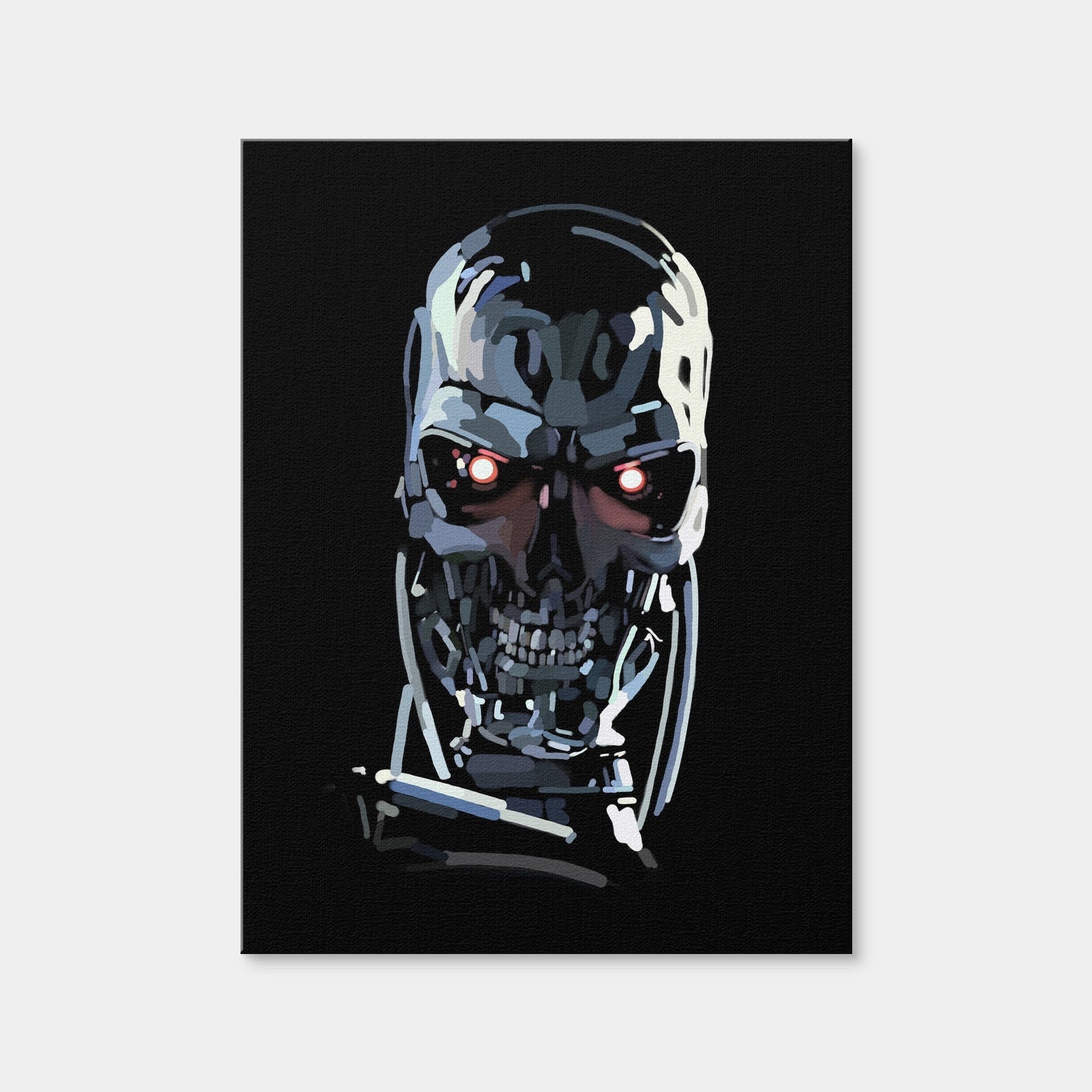 AUTO-MOCKUP WHITE | T800 Skull | 1 Piece | Gallery Wrap | group=3x4
