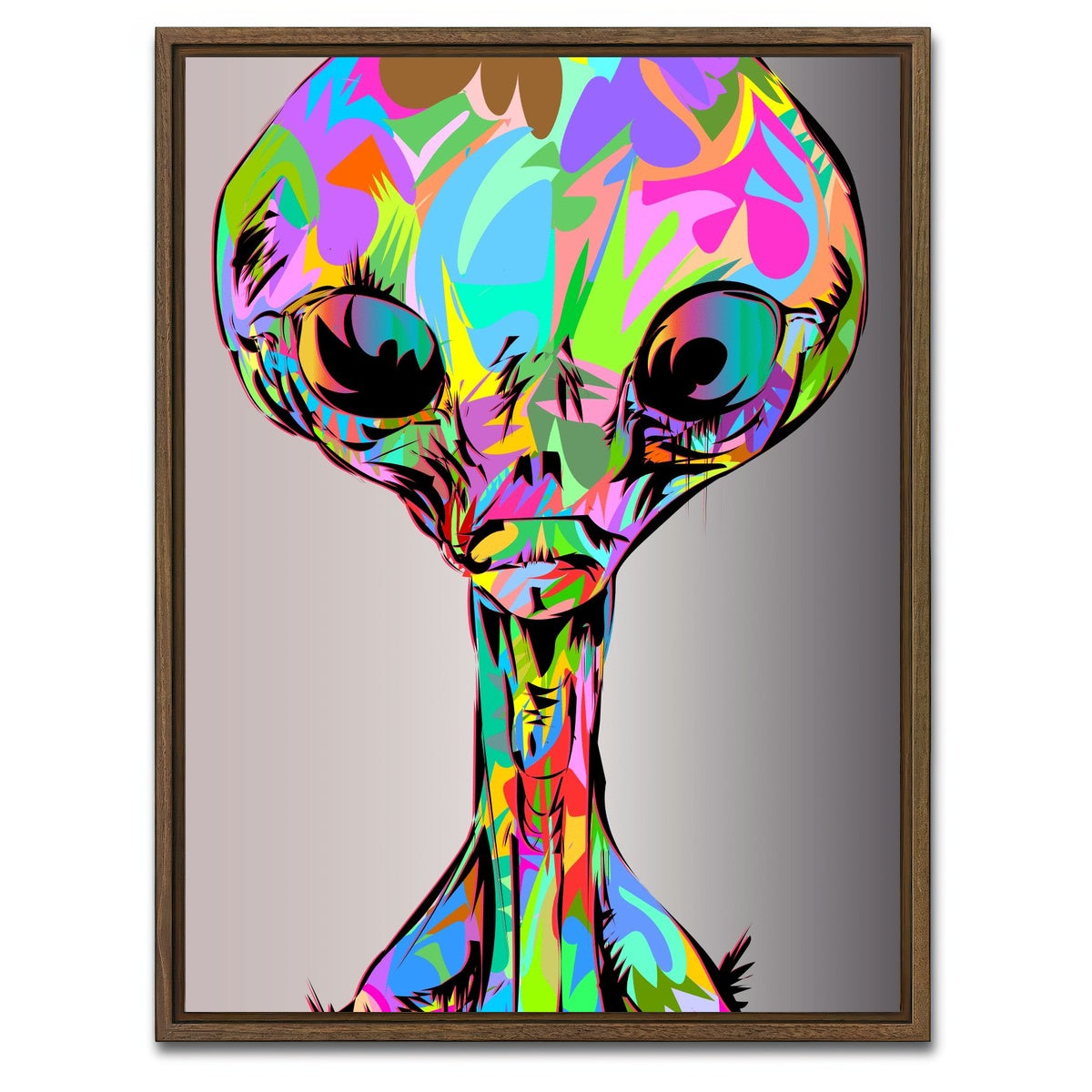 AUTO-MOCKUP WHITE | TALL WHITE | 1 Piece | Walnut Framed Canvas | group=3x4