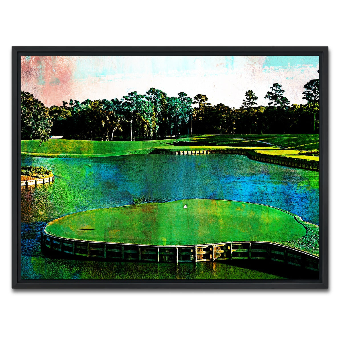AUTO-MOCKUP WHITE | TPC Sawgrass | 1 Piece | Black Framed Canvas | group=4x3