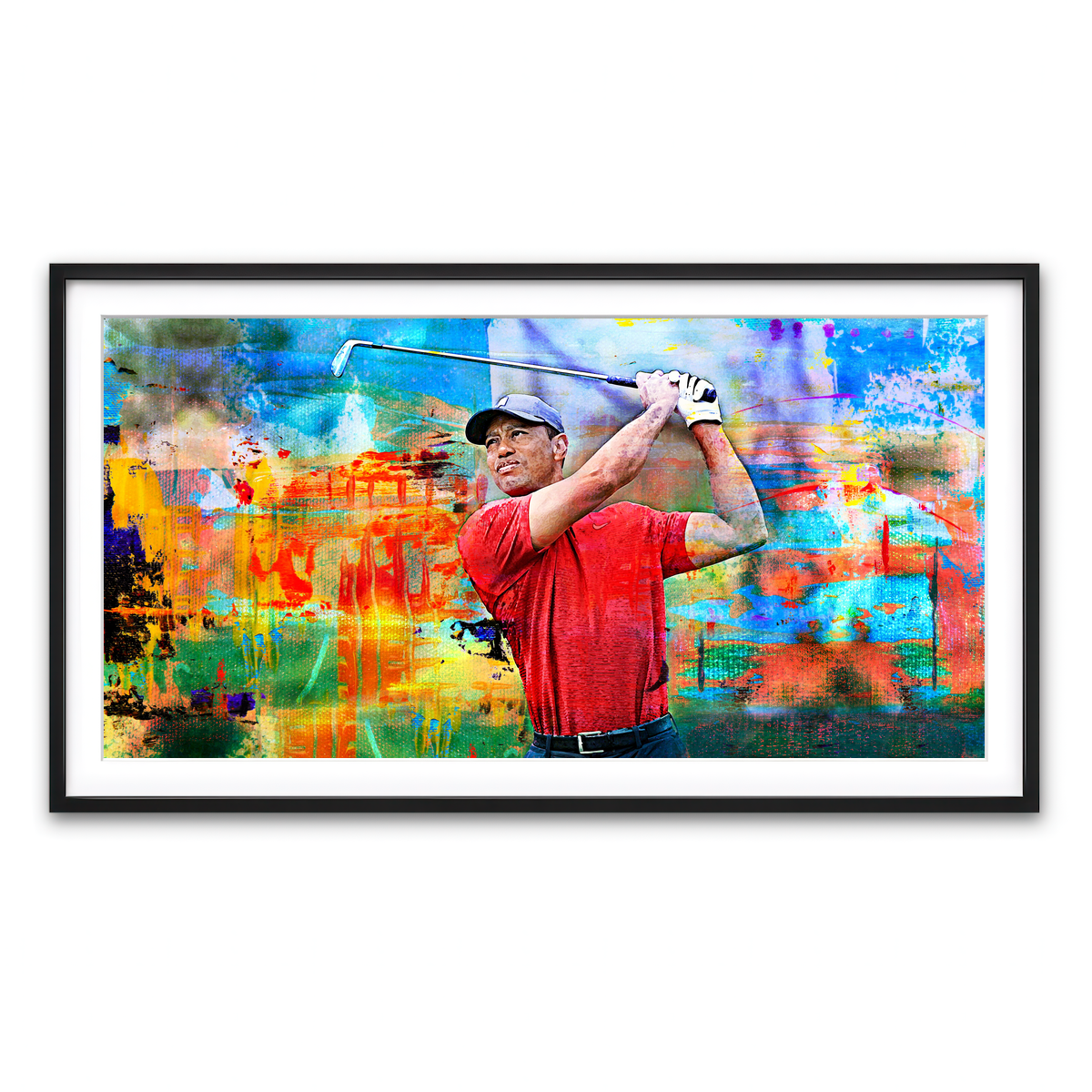 Framed Print 2x1 Black