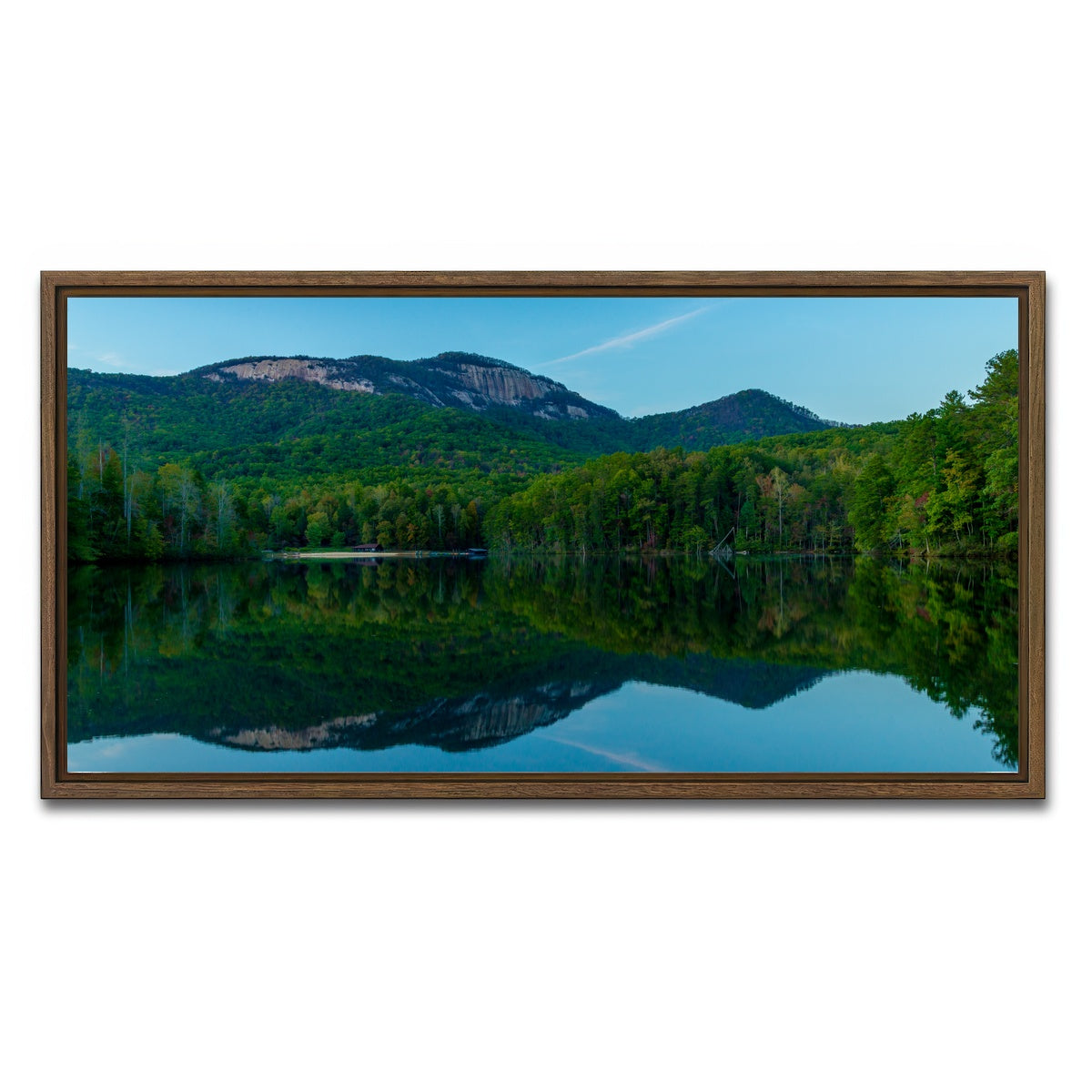AUTO-MOCKUP WHITE | Table Rock SC | 1 Piece | Walnut Framed Canvas | group=2x1