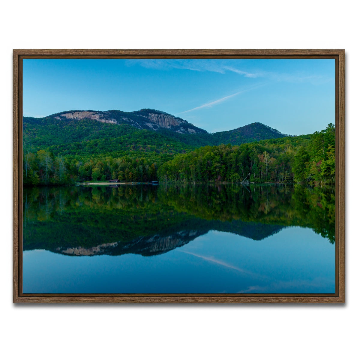 AUTO-MOCKUP WHITE | Table Rock SC | 1 Piece | Walnut Framed Canvas | group=4x3
