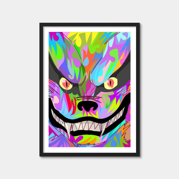 Tail Fox Wall Art — Framed Print Format preview