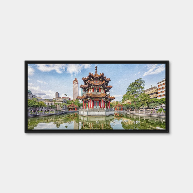 AUTO-MOCKUP WHITE | Taipei City | 1 Piece | Black Framed Canvas | group=2x1