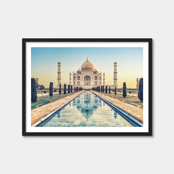 Taj Mahal Mausoleum Wall Art — Framed Print Format preview