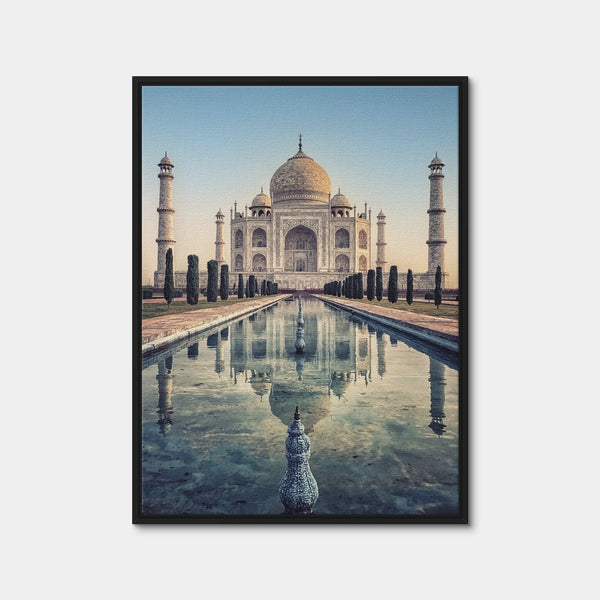 Taj Mahal Wall Art — Framed Canvas Format preview