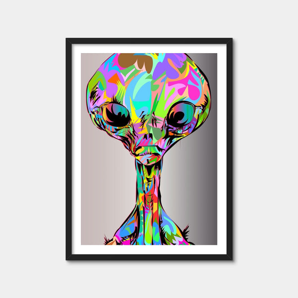 Tall White Wall Art — Framed Print Format preview