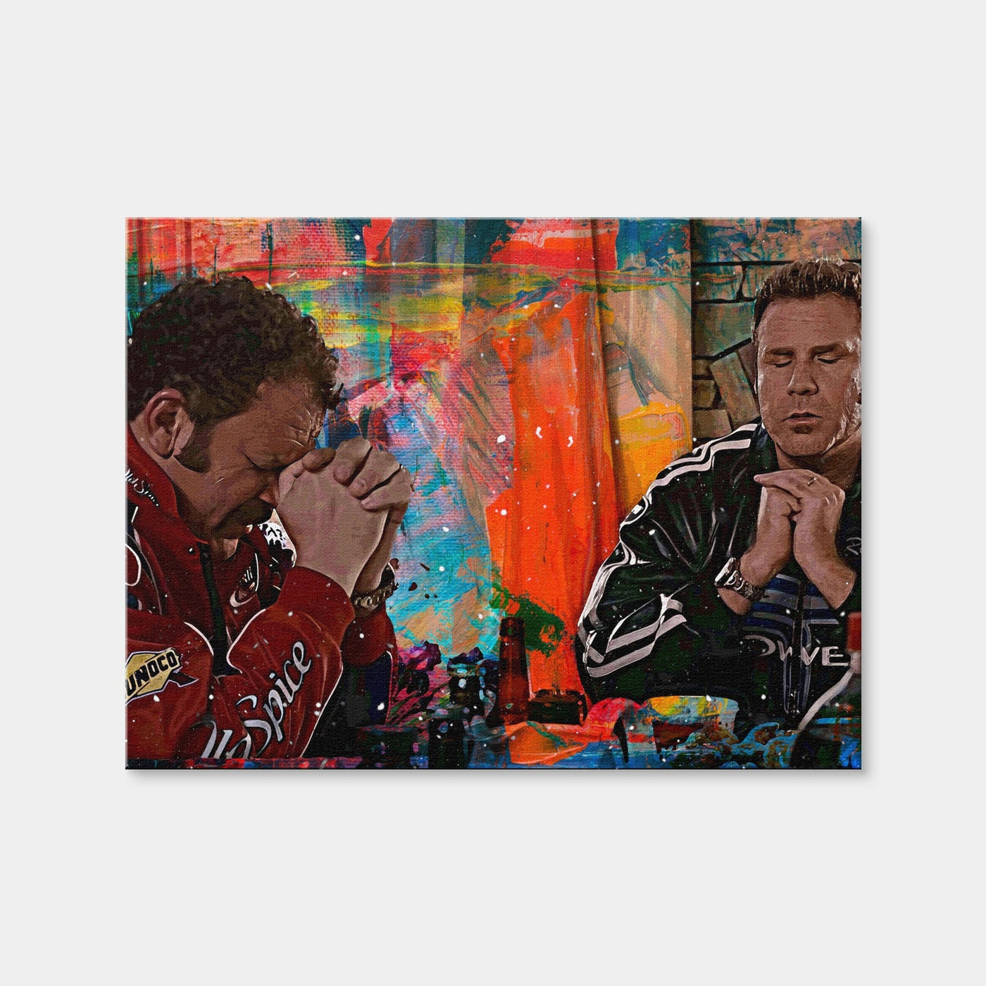 AUTO-MOCKUP WHITE | Talladega Nights - Dinner Time | 1 Piece | Gallery Wrap Canvas | group=4x3