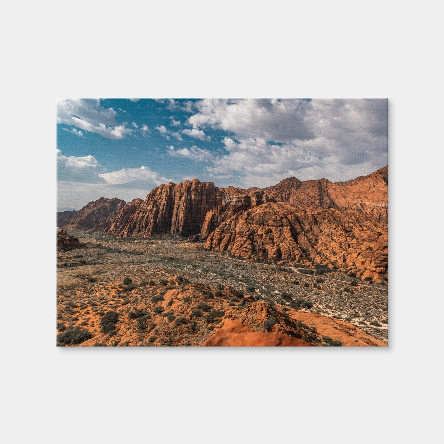 AUTO-MOCKUP WHITE | Tan & Blue | 1 Piece | Gallery Wrap | group=4x3