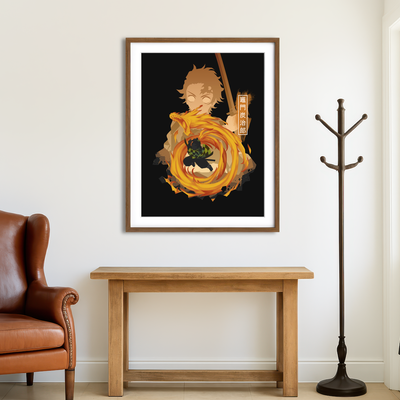 AUTO-MOCKUP ROOM | Tanjiro Wall Art