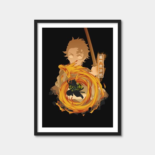 Tanjiro Wall Art — Framed Print Format preview