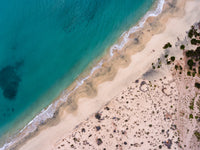 Teal beach Wall Art