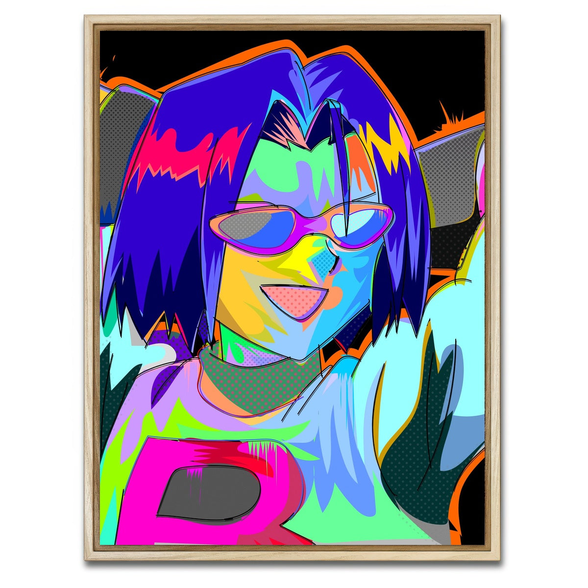 AUTO-MOCKUP WHITE | Team Rocket | 1 Piece | Natural Framed Canvas | group=3x4