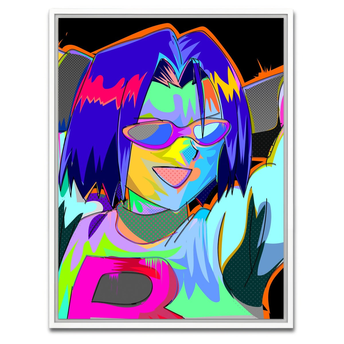 AUTO-MOCKUP WHITE | Team Rocket | 1 Piece | White Framed Canvas | group=3x4