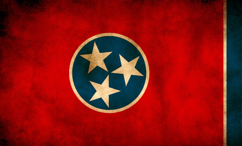 Tennessee Flag Grunge Wall Art