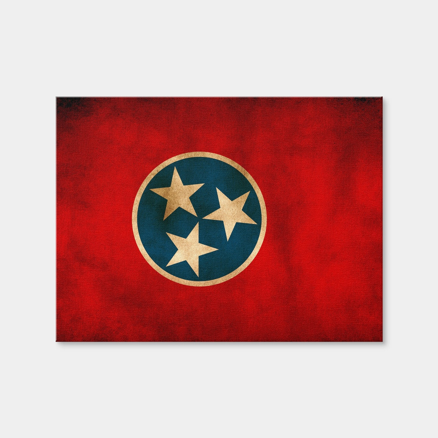 AUTO-MOCKUP WHITE | Tennessee Flag Grunge | 1 Piece | Gallery Wrap | group=4x3