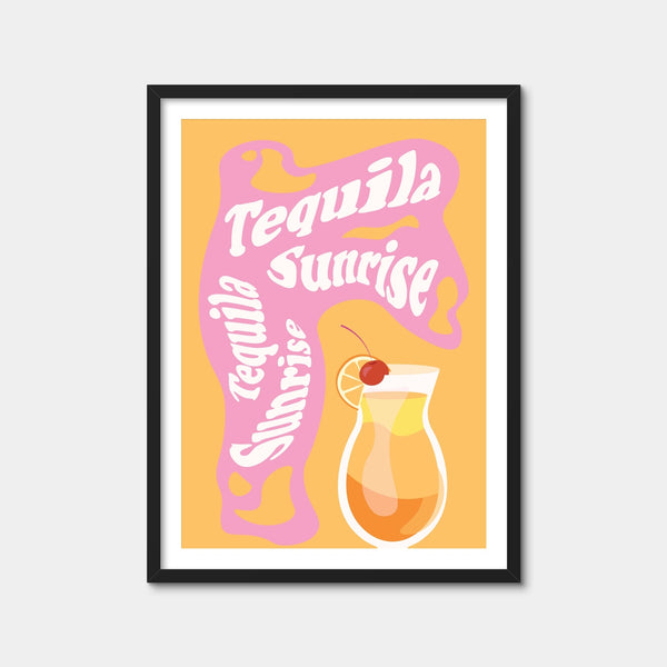 Tequila Sunrise Wall Art — Framed Print Format preview