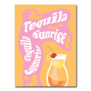 Tequila Sunrise Wall Art